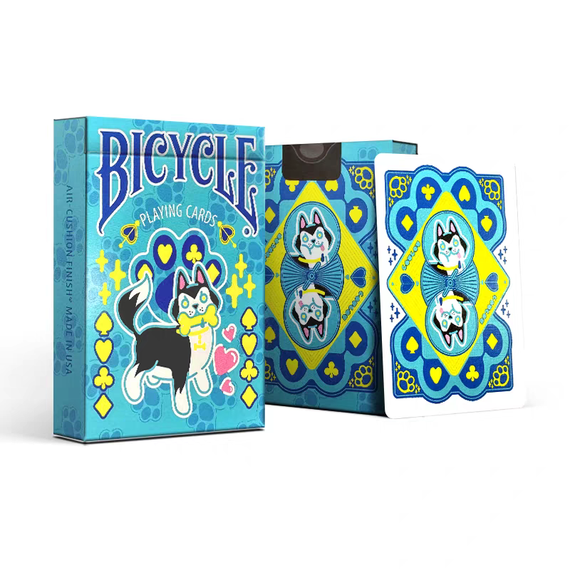 【千葉撲克】現貨 Bicycle 貓貓狗狗 單車 撲克牌 螢光油墨 USPCC 單車牌 花切牌 練習牌 收藏牌 寵物-規格圖9