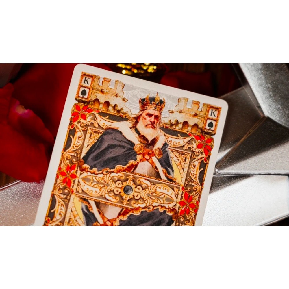 【千葉撲克】現貨 城堡 撲克牌 騎士復古撲克牌 Tcc fashion系列 花切撲克牌 練習牌 收藏牌 魔術道具 騎士-細節圖7
