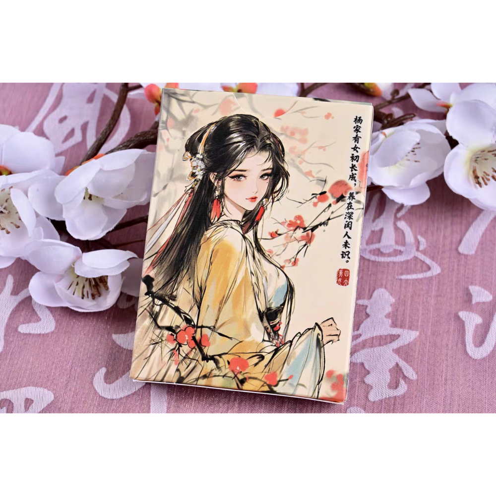 【千葉撲克】現貨 古典 四大美女 撲克牌 西施 楊貴妃 貂蟬 王昭君 古風 美女撲克牌 花切魔術收藏牌 uspcc 禮物-規格圖11