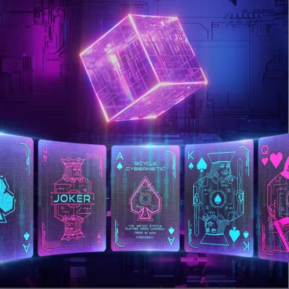 【千葉撲克】現貨 Bicycle 賽博龐克 撲克牌 賽博朋克 賽博城市 賽博電路 賽博控制台 花切魔術收藏送禮 單車-細節圖5