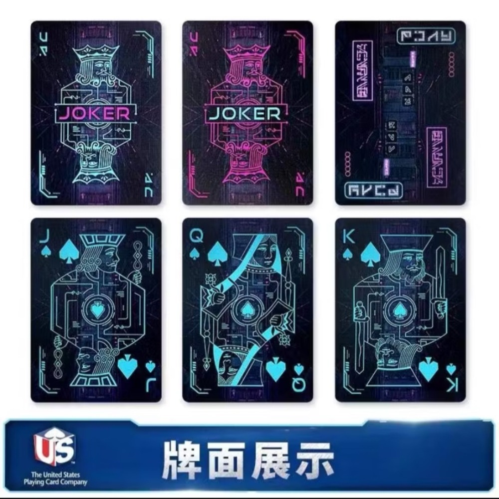 【千葉撲克】現貨 Bicycle 賽博龐克 撲克牌 賽博朋克 賽博城市 賽博電路 賽博控制台 花切魔術收藏送禮 單車-細節圖7