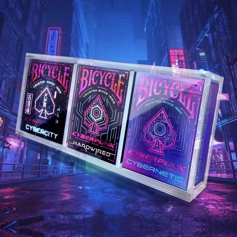 【千葉撲克】現貨 Bicycle 賽博龐克 撲克牌 賽博朋克 賽博城市 賽博電路 賽博控制台 花切魔術收藏送禮 單車-規格圖7