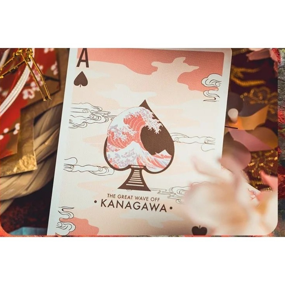 【千葉撲克】現貨 浮世繪 v3 限量2500 撲克牌 花切牌 魔術 收藏牌 紙牌 uspcc 花切專用 禮物 日本 古風-細節圖6