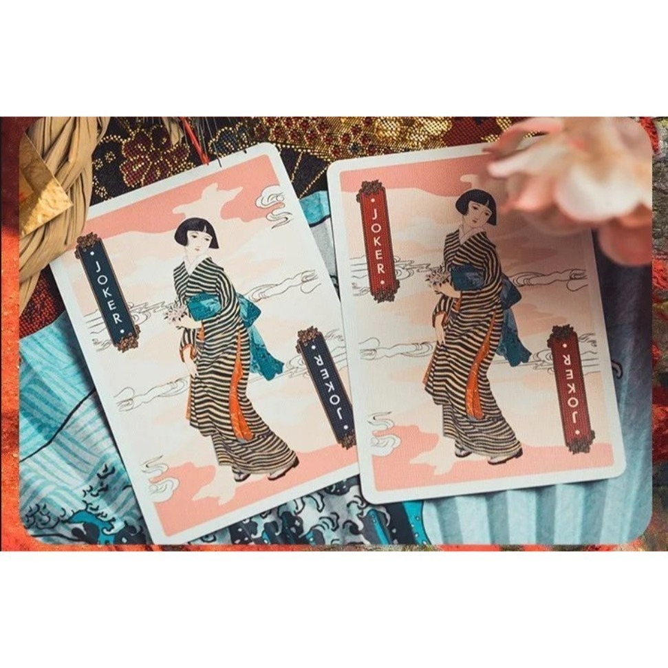 【千葉撲克】現貨 浮世繪 v3 限量2500 撲克牌 花切牌 魔術 收藏牌 紙牌 uspcc 花切專用 禮物 日本 古風-細節圖7