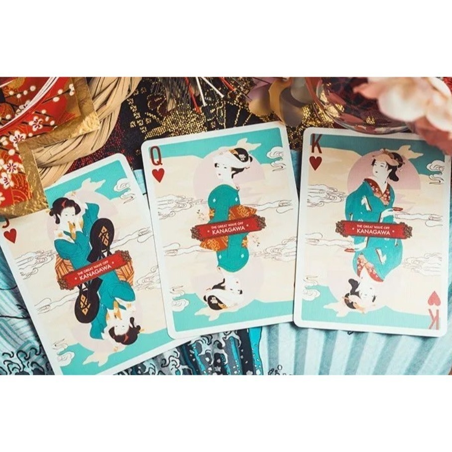 【千葉撲克】現貨 浮世繪 v3 限量2500 撲克牌 花切牌 魔術 收藏牌 紙牌 uspcc 花切專用 禮物 日本 古風-細節圖8