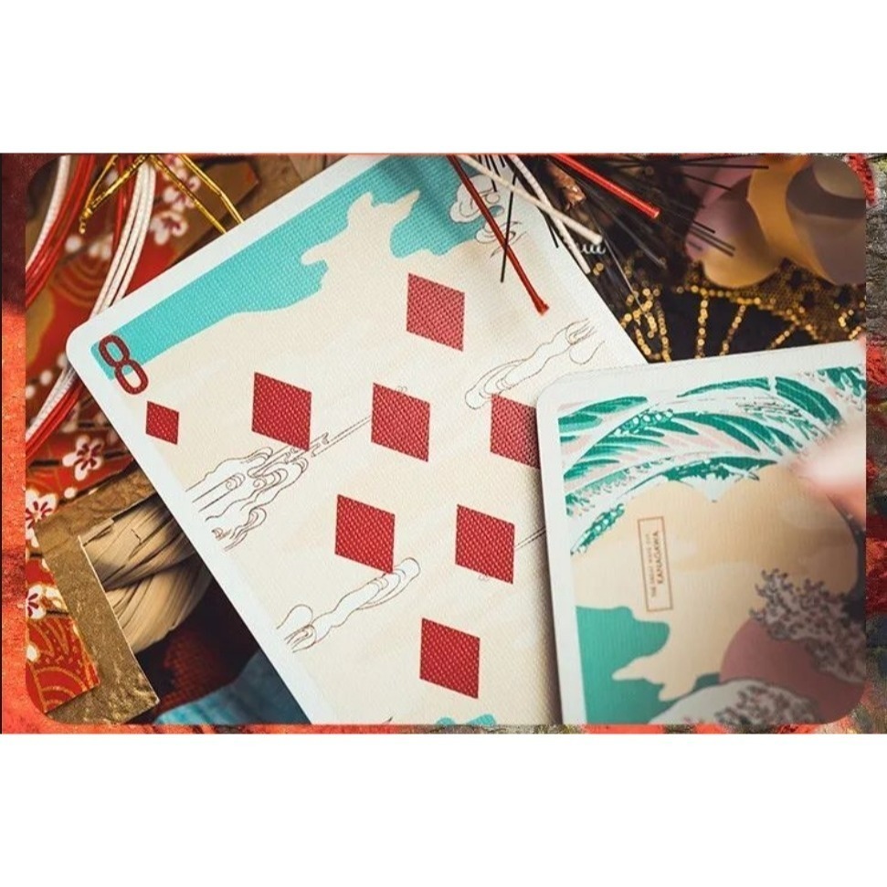 【千葉撲克】現貨 浮世繪 v3 限量2500 撲克牌 花切牌 魔術 收藏牌 紙牌 uspcc 花切專用 禮物 日本 古風-細節圖9