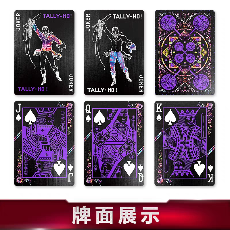 【千葉撲克】現貨 Tally ho 蝶戀花 撲克牌 蝴蝶 花紫色 藍色 花切撲克牌 uspcc 收藏牌 練習牌 魔術-細節圖9