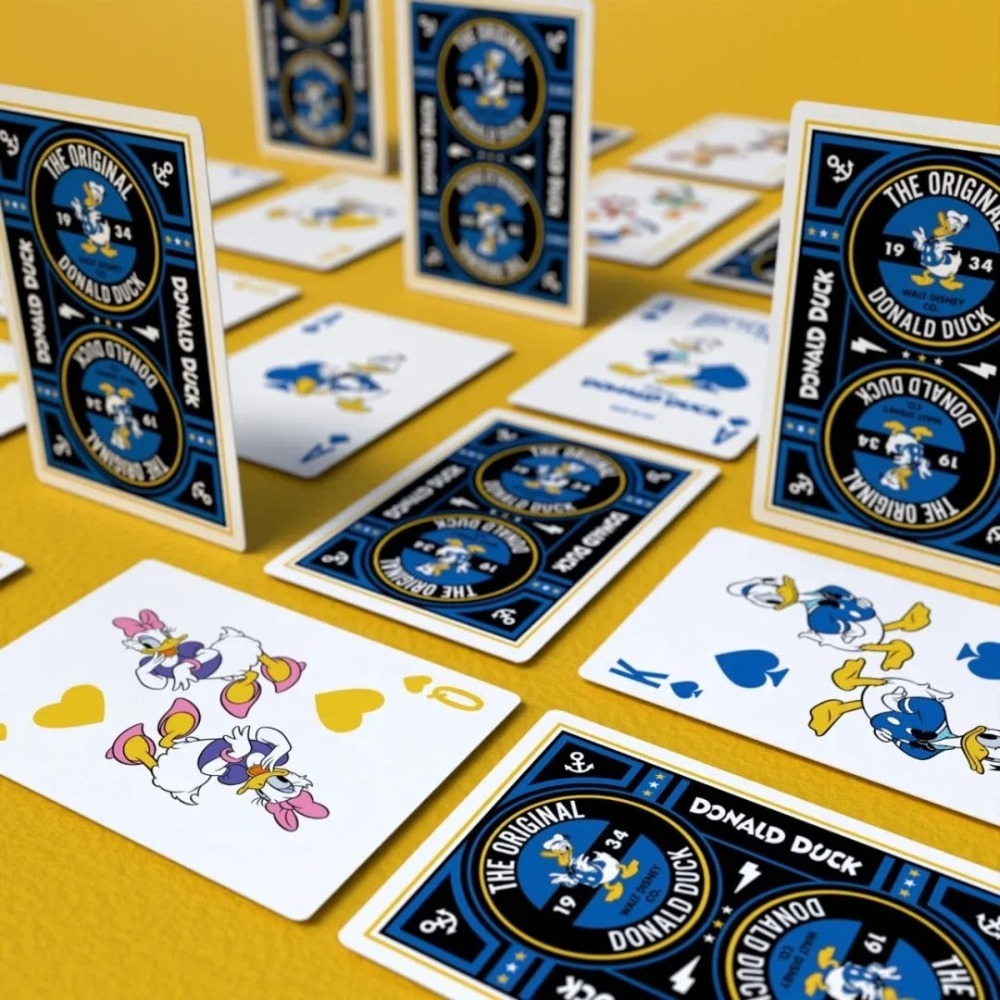 【千葉撲克】現貨 Bicycle Disney Donald Duck 唐老鴨 撲克牌 迪士尼 練習牌 收藏牌花切單車牌-細節圖4