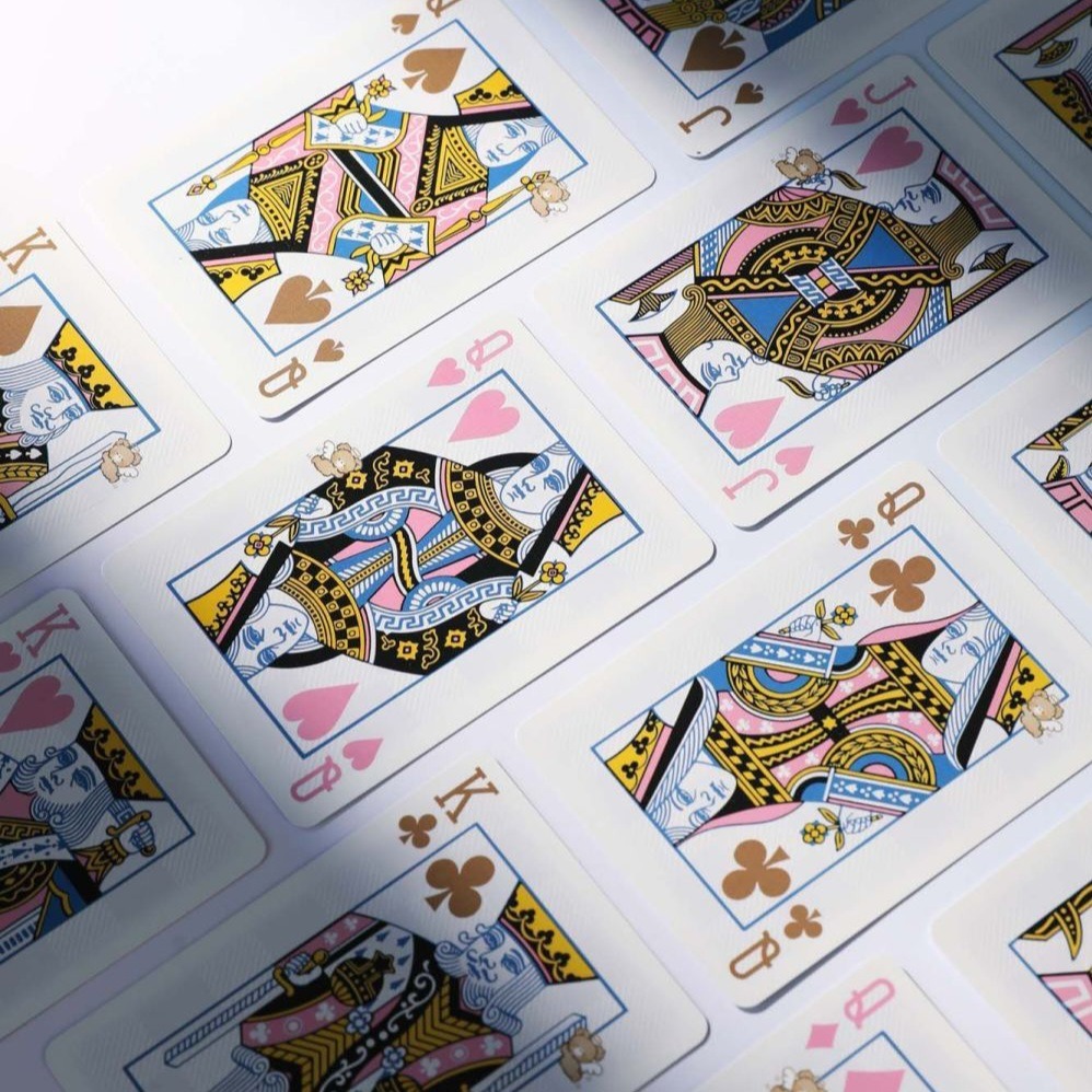 【千葉撲克】現貨 瑜慈 七夕心動小熊 撲克牌 全球限量1314副 心動信號撲克牌 訊號 魔術道具 收藏 紙牌 uspcc-細節圖4