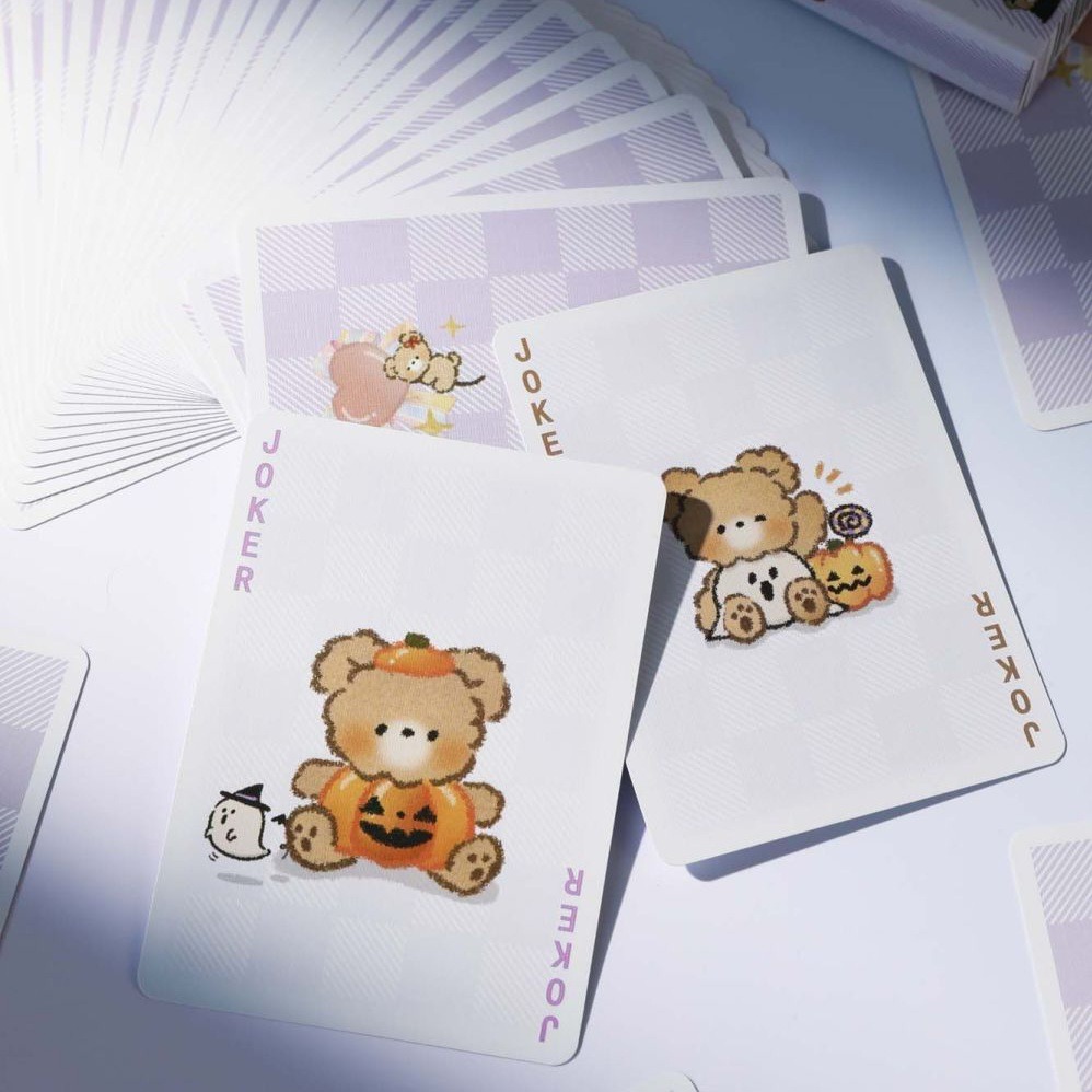 【千葉撲克】現貨 瑜慈 七夕心動小熊 撲克牌 全球限量1314副 心動信號撲克牌 訊號 魔術道具 收藏 紙牌 uspcc-細節圖5
