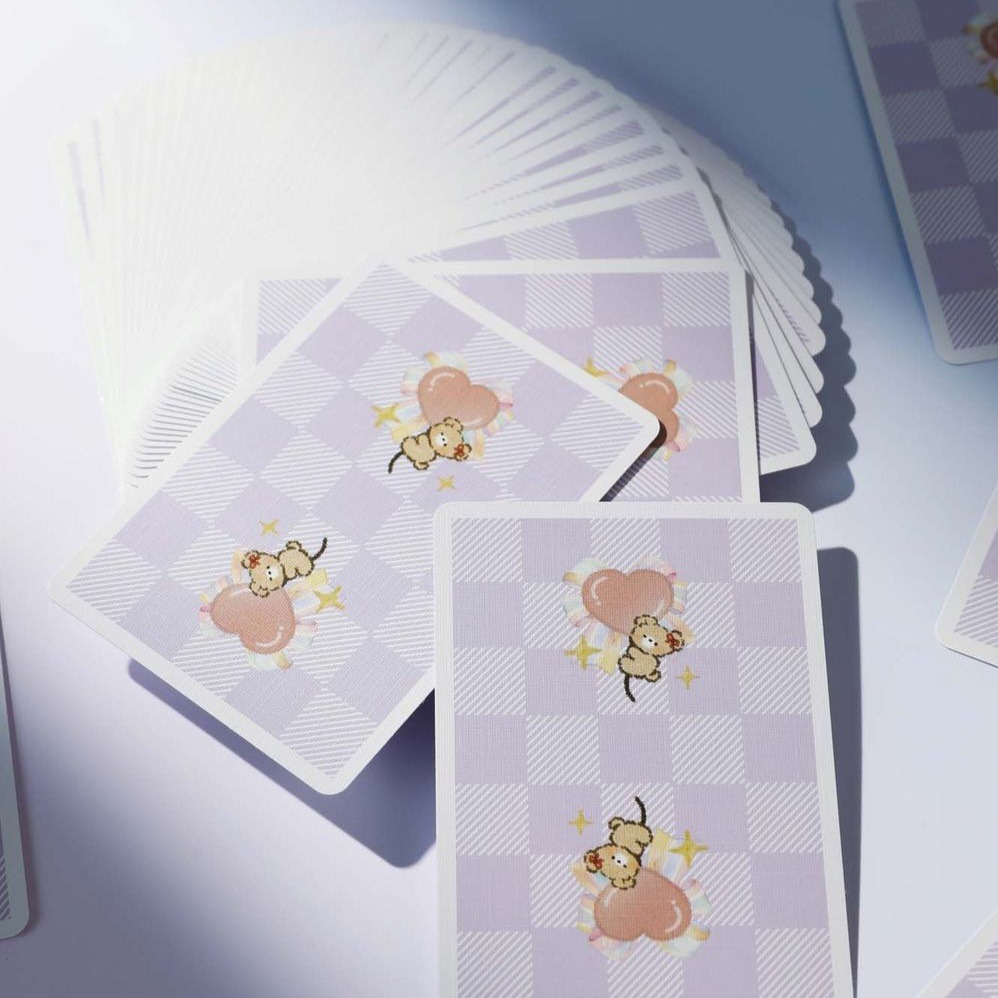 【千葉撲克】現貨 瑜慈 七夕心動小熊 撲克牌 全球限量1314副 心動信號撲克牌 訊號 魔術道具 收藏 紙牌 uspcc-細節圖7