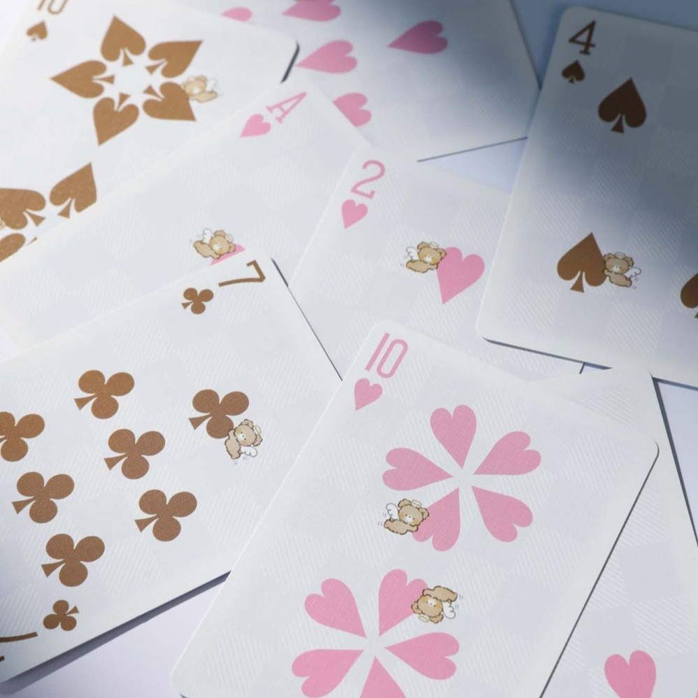 【千葉撲克】現貨 瑜慈 七夕心動小熊 撲克牌 全球限量1314副 心動信號撲克牌 訊號 魔術道具 收藏 紙牌 uspcc-細節圖8