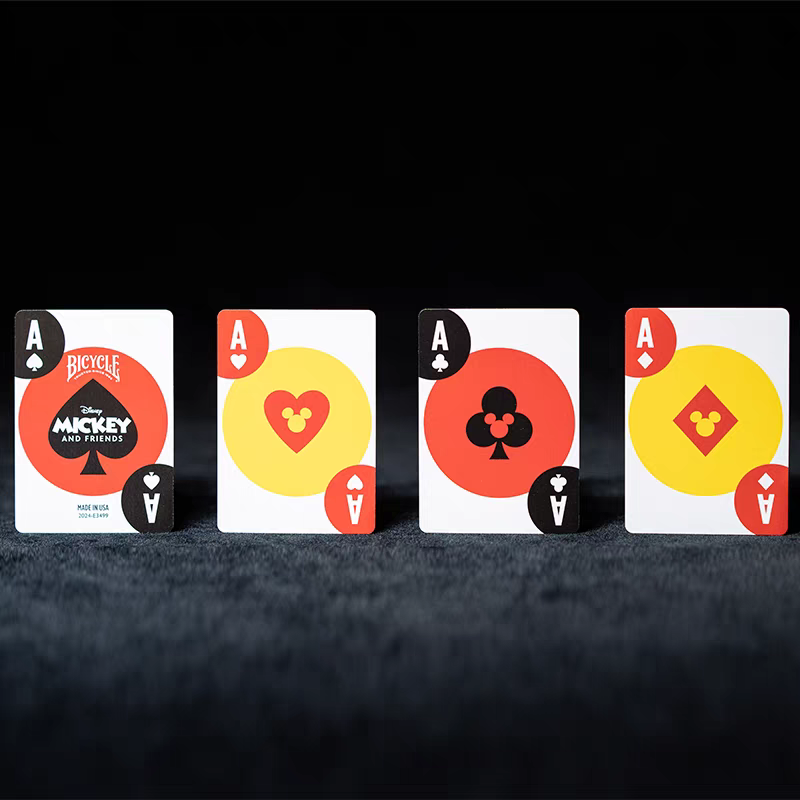 【千葉撲克】現貨 Bicycle Disney 米奇和他的朋友們 撲克牌 迪士尼聯名撲克收藏牌 Uspcc 紙牌-細節圖4