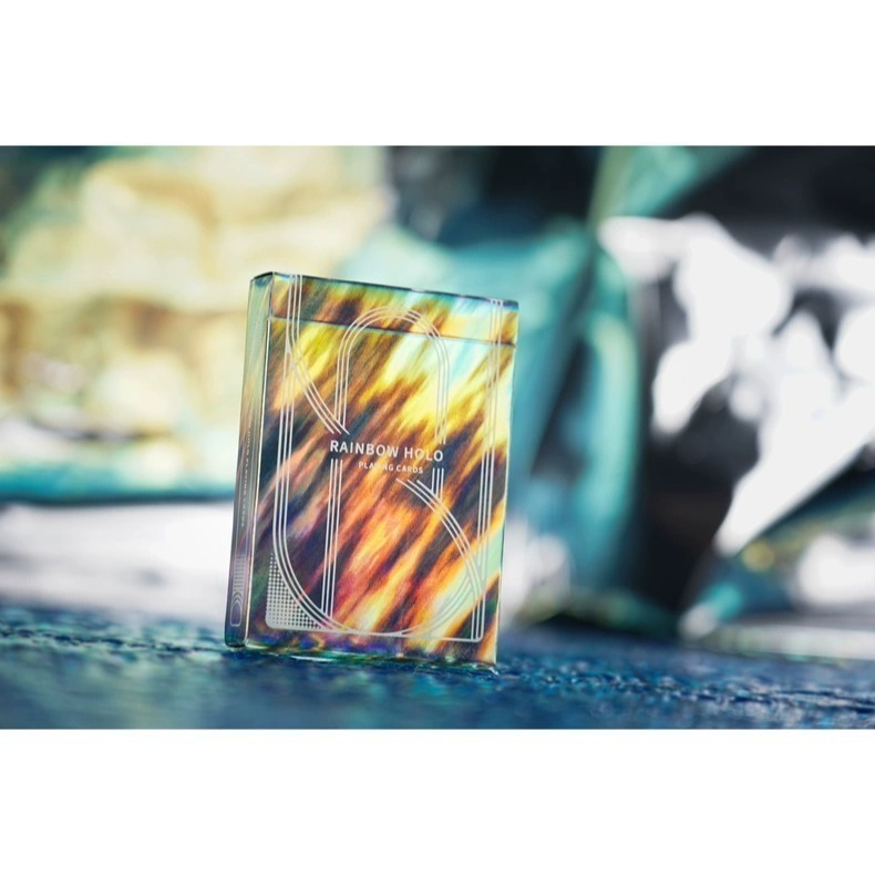 【千葉撲克】現貨 彩虹holo 撲克牌 金屬鐳射撲克牌 Tcc 魔術 收藏牌 花切專用 禮物 紙牌 uspcc 渡邊燙金-細節圖2