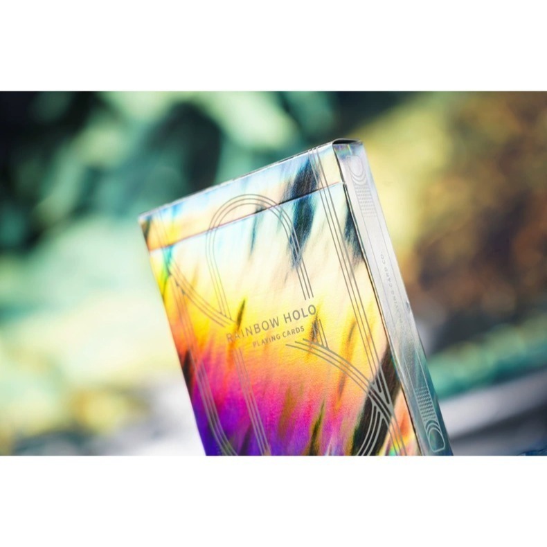 【千葉撲克】現貨 彩虹holo 撲克牌 金屬鐳射撲克牌 Tcc 魔術 收藏牌 花切專用 禮物 紙牌 uspcc 渡邊燙金-細節圖3
