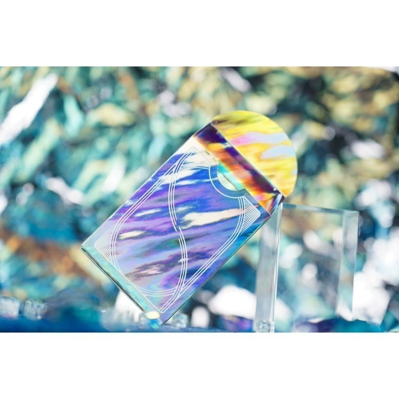 【千葉撲克】現貨 彩虹holo 撲克牌 金屬鐳射撲克牌 Tcc 魔術 收藏牌 花切專用 禮物 紙牌 uspcc 渡邊燙金-細節圖4