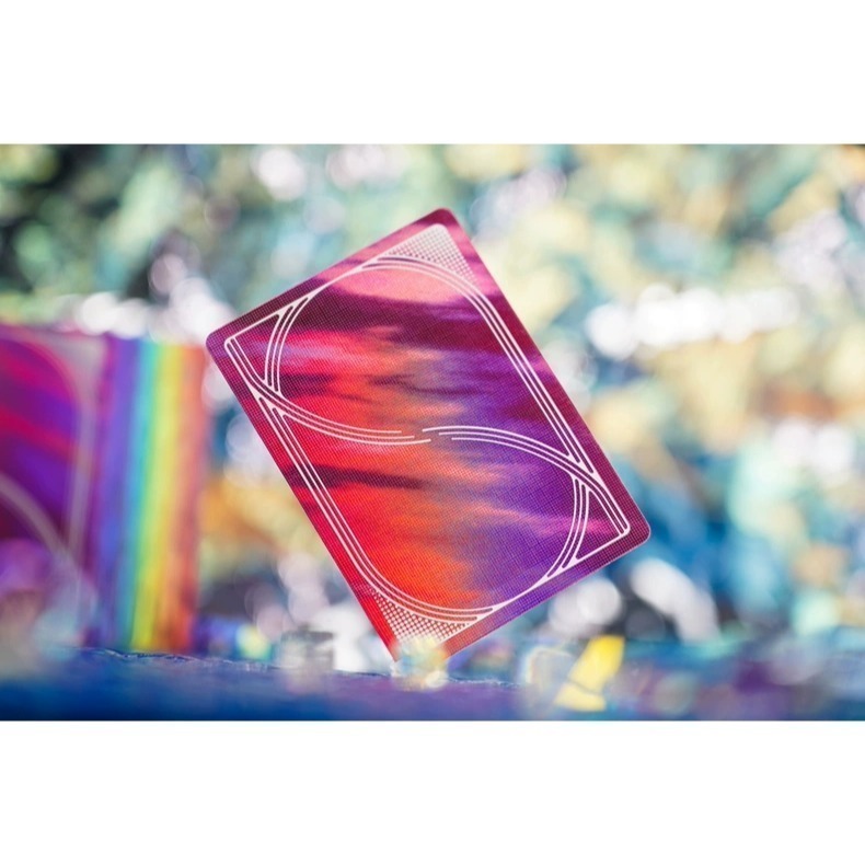 【千葉撲克】現貨 彩虹holo 撲克牌 金屬鐳射撲克牌 Tcc 魔術 收藏牌 花切專用 禮物 紙牌 uspcc 渡邊燙金-細節圖5
