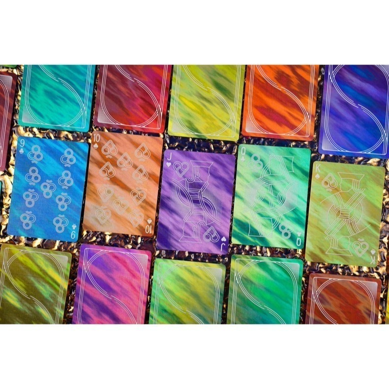 【千葉撲克】現貨 彩虹holo 撲克牌 金屬鐳射撲克牌 Tcc 魔術 收藏牌 花切專用 禮物 紙牌 uspcc 渡邊燙金-細節圖7
