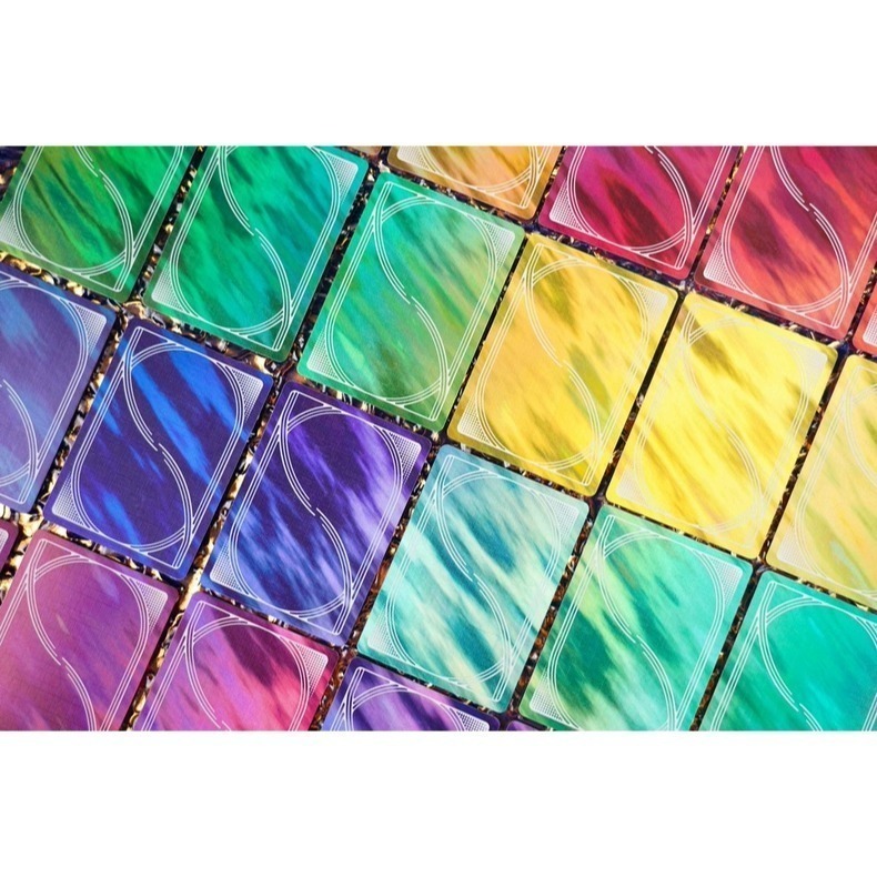 【千葉撲克】現貨 彩虹holo 撲克牌 金屬鐳射撲克牌 Tcc 魔術 收藏牌 花切專用 禮物 紙牌 uspcc 渡邊燙金-細節圖8