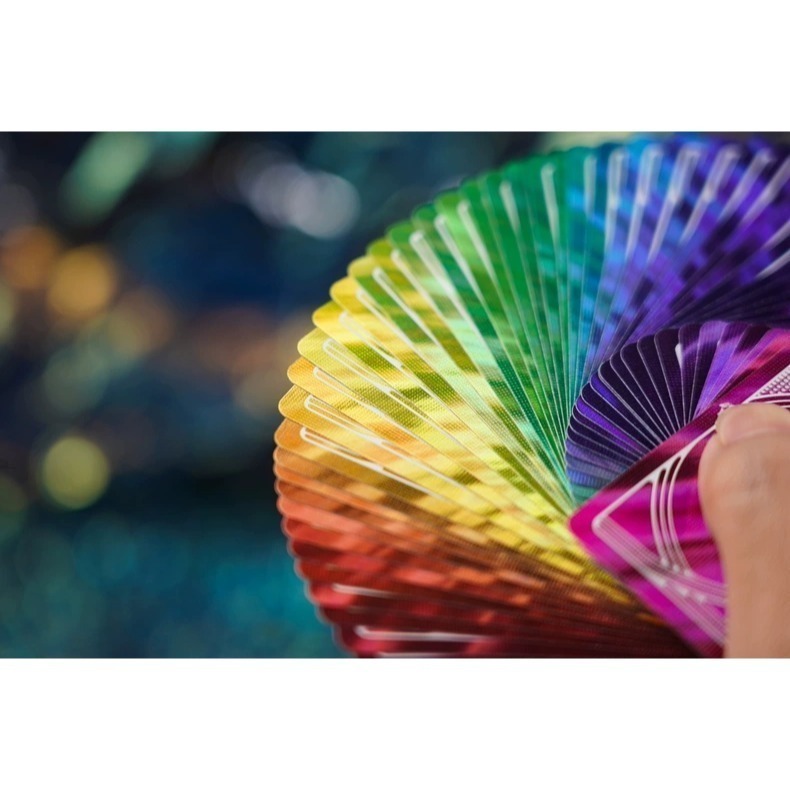 【千葉撲克】現貨 彩虹holo 撲克牌 金屬鐳射撲克牌 Tcc 魔術 收藏牌 花切專用 禮物 紙牌 uspcc 渡邊燙金-細節圖10