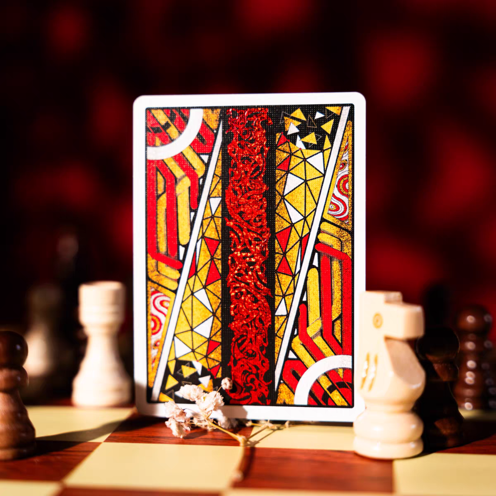 【千葉撲克】現貨 博弈 鎏金 撲克牌 限量1100副 燙金工藝 魔術 收藏牌 花切專用牌 禮物 紙牌 渡邊燙金-細節圖2