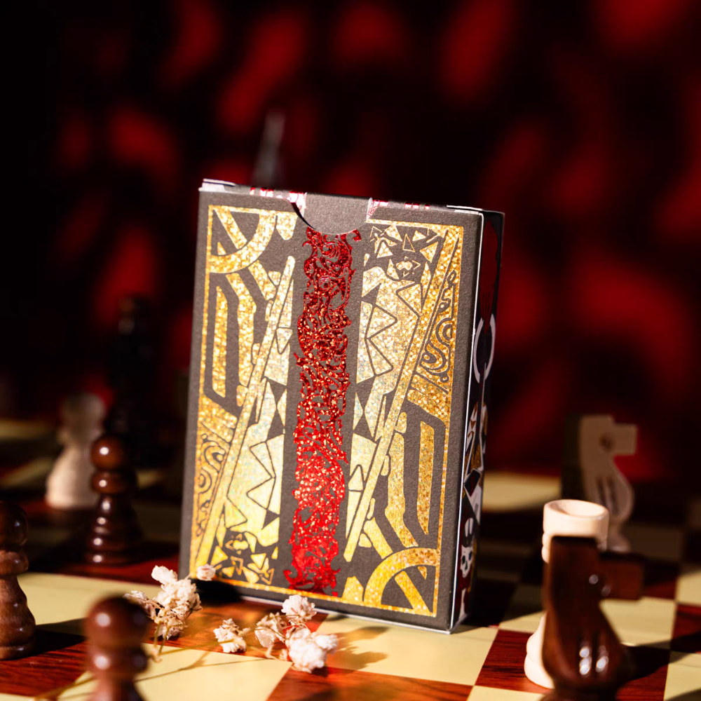 【千葉撲克】現貨 博弈 鎏金 撲克牌 限量1100副 燙金工藝 魔術 收藏牌 花切專用牌 禮物 紙牌 渡邊燙金-細節圖3