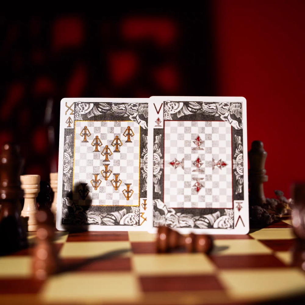 【千葉撲克】現貨 博弈 鎏金 撲克牌 限量1100副 燙金工藝 魔術 收藏牌 花切專用牌 禮物 紙牌 渡邊燙金-細節圖6