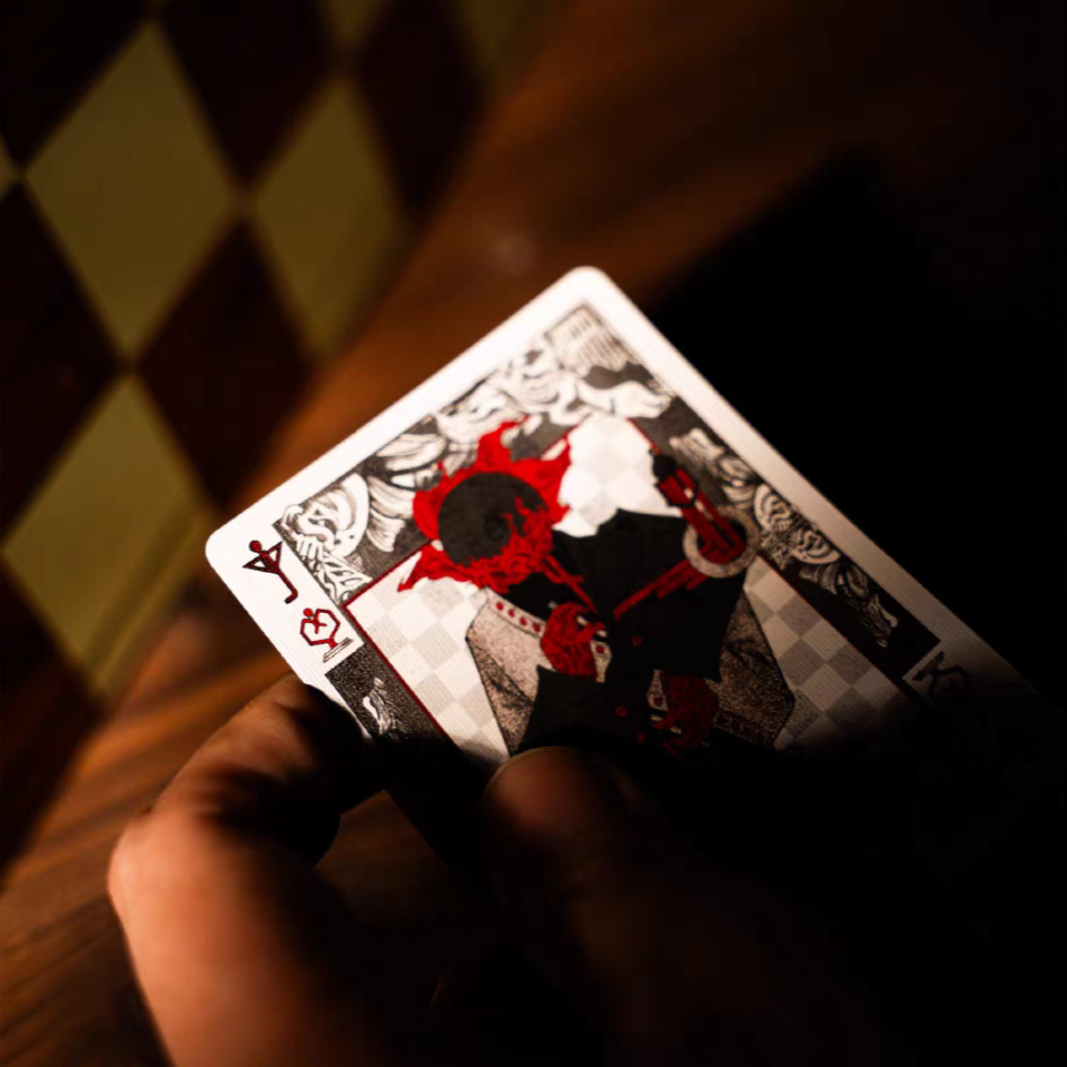 【千葉撲克】現貨 博弈 鎏金 撲克牌 限量1100副 燙金工藝 魔術 收藏牌 花切專用牌 禮物 紙牌 渡邊燙金-細節圖9