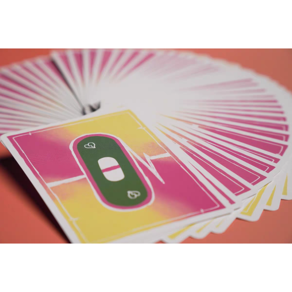 【千葉撲克】現貨 創可貼v4 撲克牌 馬格南專屬牌 撲克牌 第四代 收官之作 花切撲克牌 練習牌 收藏牌 魔術道具-細節圖4