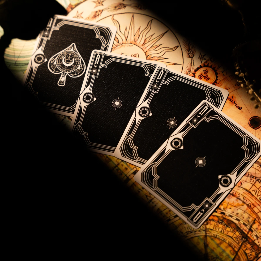 【千葉撲克】現貨 異質魔陣 XENOTHRY 燙金 螢光防偽油墨撲克牌 收藏牌 魔術 花切專用牌 單車牌 紙牌-細節圖4