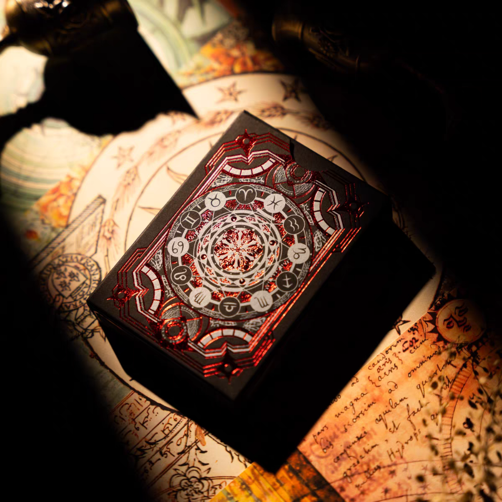 【千葉撲克】現貨 異質魔陣 XENOTHRY 燙金 螢光防偽油墨撲克牌 收藏牌 魔術 花切專用牌 單車牌 紙牌-規格圖9