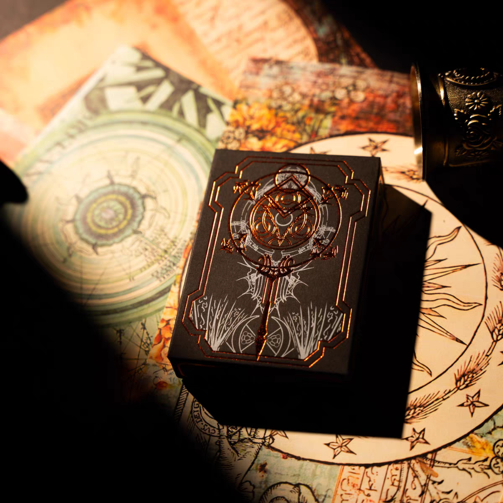 【千葉撲克】現貨 異質魔陣 XENOTHRY 燙金 螢光防偽油墨撲克牌 收藏牌 魔術 花切專用牌 單車牌 紙牌-規格圖9