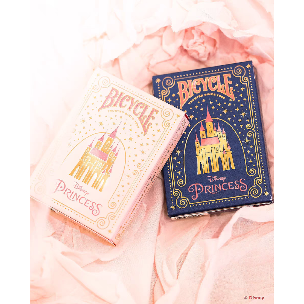 【千葉撲克】現貨 Bicycle Disney Princess 迪士尼 公主系列 城堡 花切 撲克牌 魔術 收藏 燙金-細節圖2