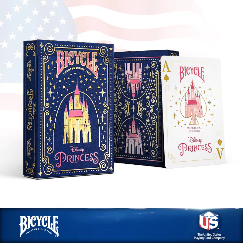 【千葉撲克】現貨 Bicycle Disney Princess 迪士尼 公主系列 城堡 花切 撲克牌 魔術 收藏 燙金-規格圖11