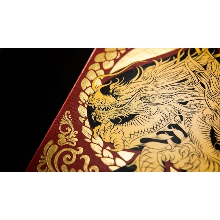 【千葉撲克】現貨 Bicycle 東方龍 撲克牌 紅 red dragon 新年收藏牌 魔術 單車 紙牌 uspcc-細節圖2