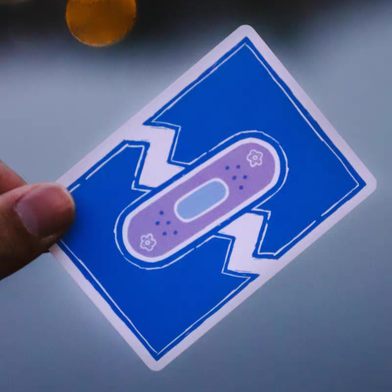 【千葉撲克】現貨 創可貼v2 馬格南專屬 撲克牌 限量5000 花切撲克牌 收藏牌 魔術道具 紙牌魔術 紙牌 花切專用牌-細節圖2