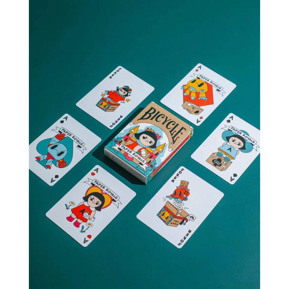 【千葉撲克】現貨 Bicycle Paper royals 撲克牌 聯名 USPCC 花切練習牌 魔術 收藏牌 紙牌-細節圖3