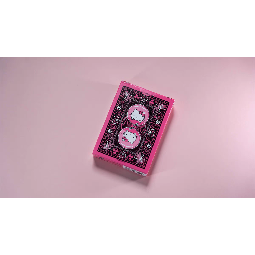 【千葉撲克】現貨 Bicycle x Hello kitty 正版聯名 撲克牌 凱蒂貓 花切練習 三麗鷗 卡通-細節圖3