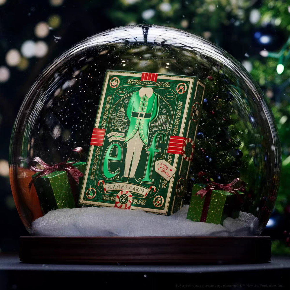 【千葉撲克】現貨 T11 聖誕精靈 聖誕節 撲克牌 Elf 花切練習牌 魔術道具 收藏牌 紙牌 uspcc 花切專用牌-細節圖4