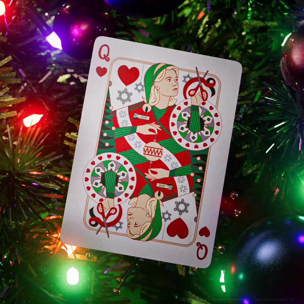 【千葉撲克】現貨 T11 聖誕精靈 聖誕節 撲克牌 Elf 花切練習牌 魔術道具 收藏牌 紙牌 uspcc 花切專用牌-細節圖5