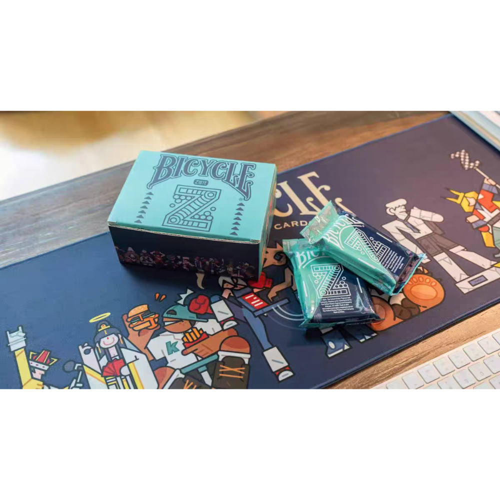 【千葉撲克】現貨 Bicycle Z世代主題 桌墊 官方正版 滑鼠墊 撲克週邊 魔術 收藏花切專用牌 禮物 練習牌-細節圖2