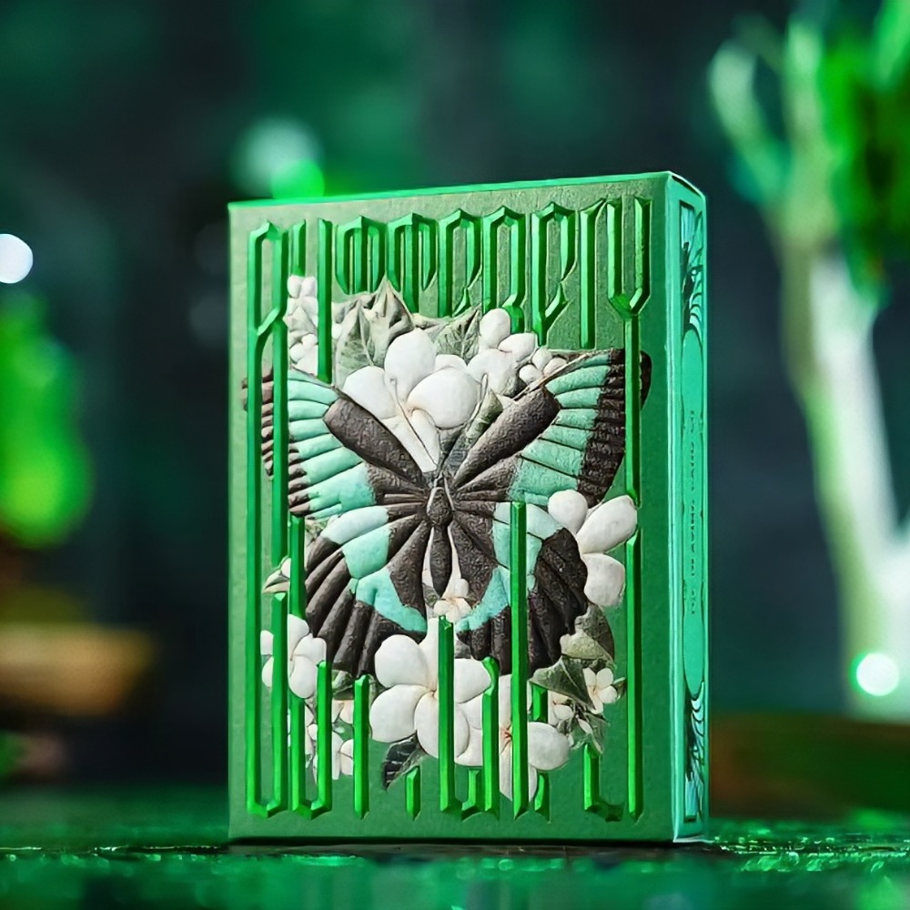 【千葉撲克】現貨 蝴蝶 Butterfly 冷燙限量 撲克牌 鏤空立體牌盒 Tcc 魔術收藏牌 花切專用牌禮物 渡邊燙金-細節圖9