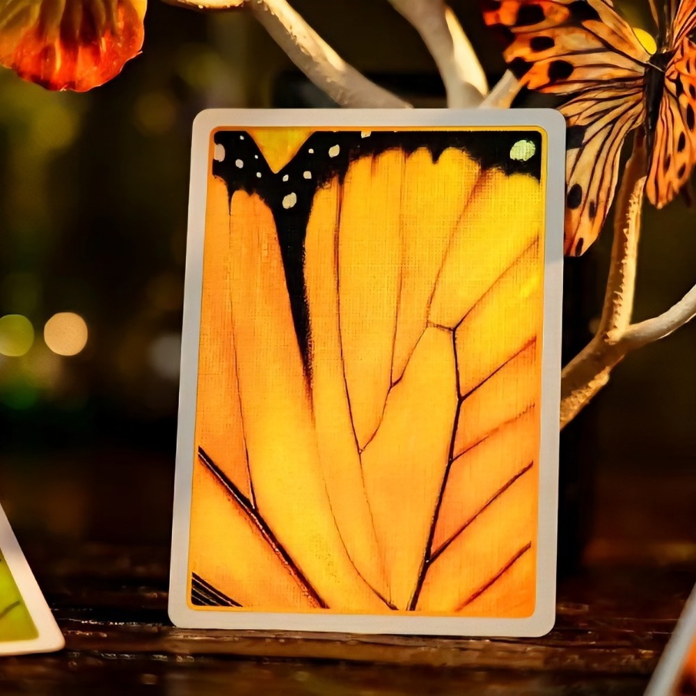 【千葉撲克】現貨 蝴蝶 Butterfly 冷燙限量 撲克牌 鏤空立體牌盒 Tcc 魔術收藏牌 花切專用牌禮物 渡邊燙金-細節圖7