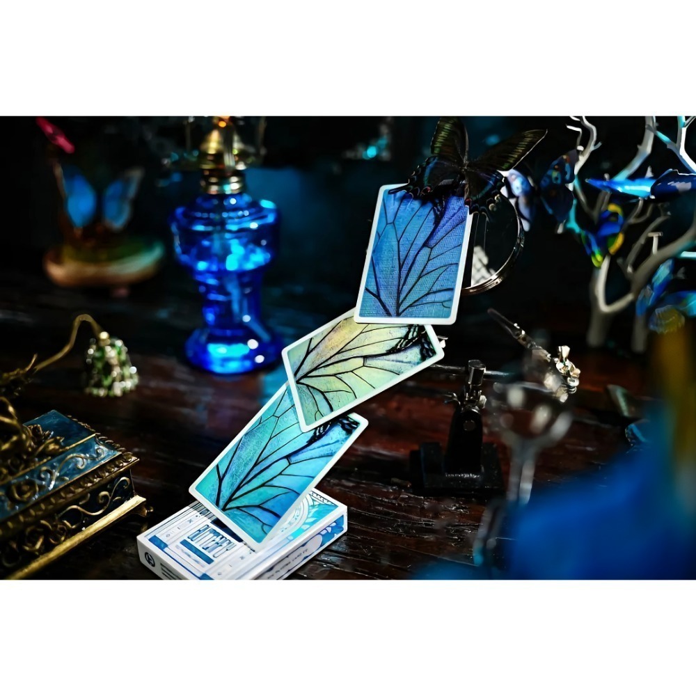 【千葉撲克】現貨 蝴蝶 Butterfly 冷燙限量 撲克牌 鏤空立體牌盒 Tcc 魔術收藏牌 花切專用牌禮物 渡邊燙金-細節圖4