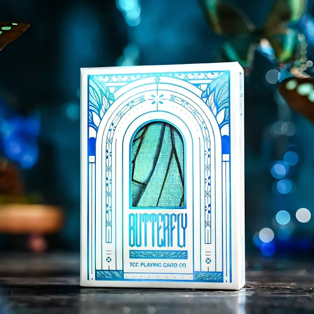 【千葉撲克】現貨 蝴蝶 Butterfly 冷燙限量 撲克牌 鏤空立體牌盒 Tcc 魔術收藏牌 花切專用牌禮物 渡邊燙金-規格圖11