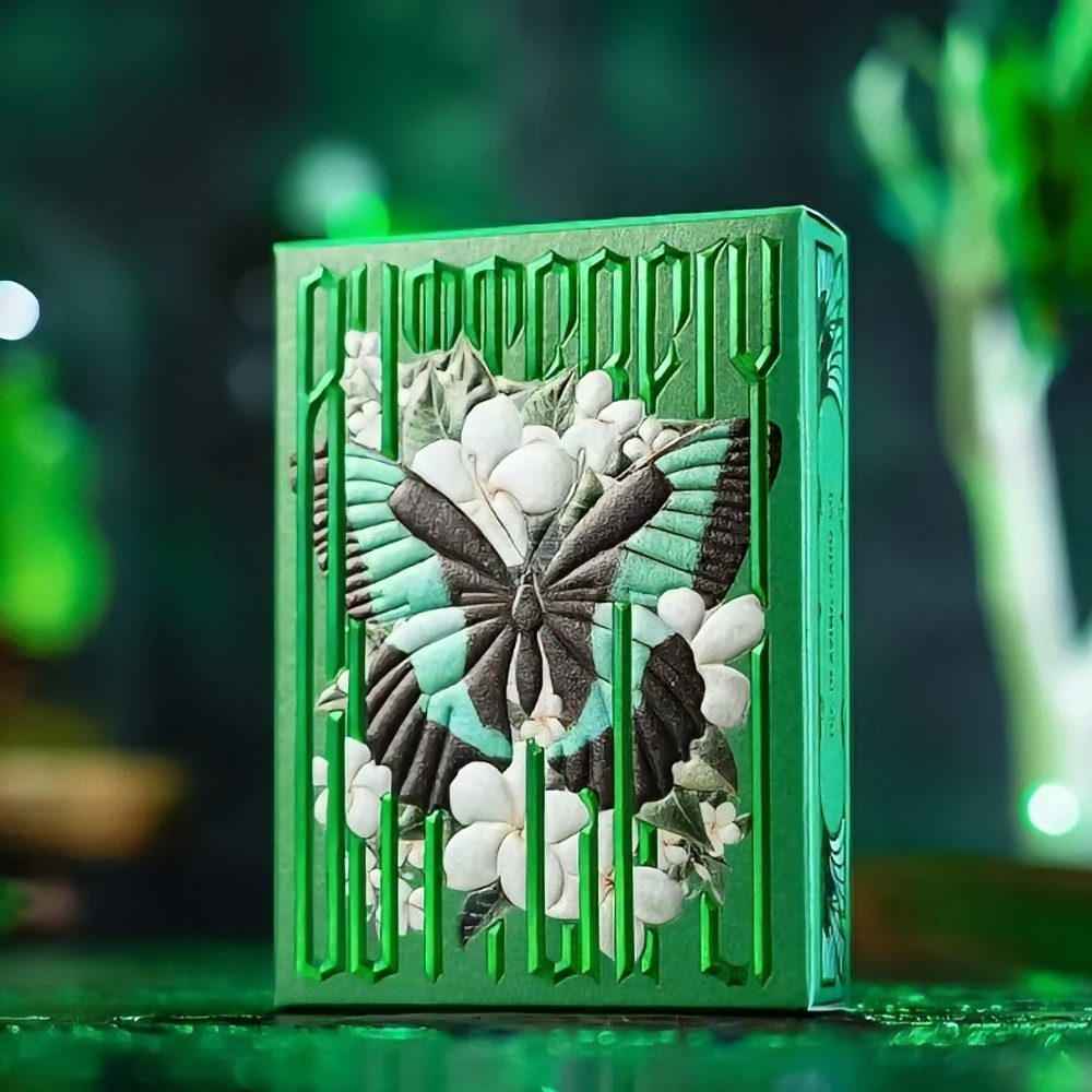 【千葉撲克】現貨 蝴蝶 Butterfly 冷燙限量 撲克牌 鏤空立體牌盒 Tcc 魔術收藏牌 花切專用牌禮物 渡邊燙金-規格圖11