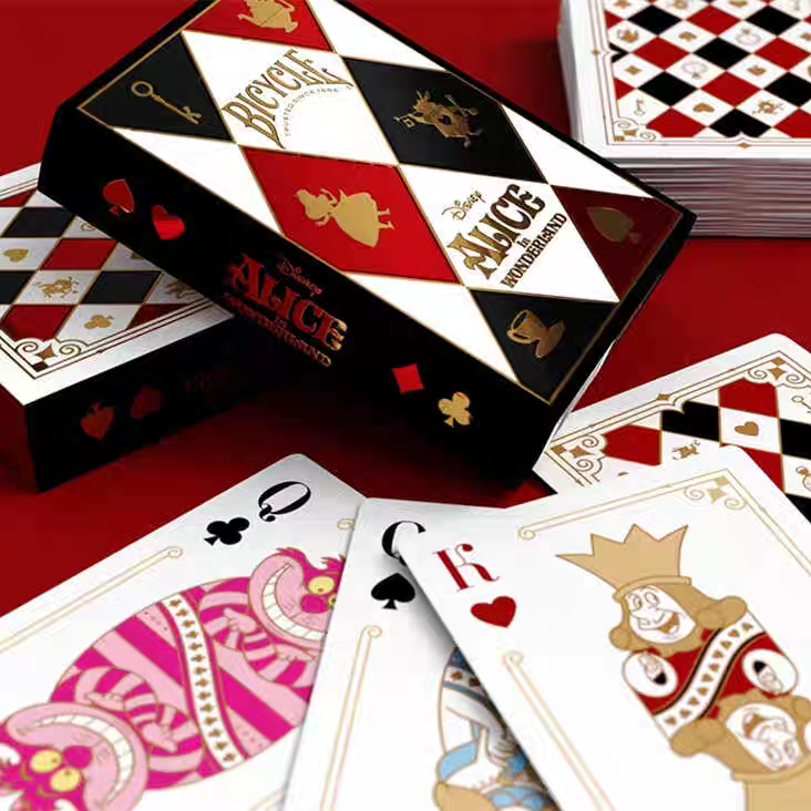 【千葉撲克】現貨 Bicycle 愛麗絲夢遊仙境 撲克牌 Alice in Wonderland uspcc 迪士尼-細節圖2