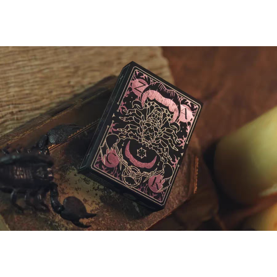 【千葉撲克】現貨 簡子製造 魔蠍牌 天蠍座 scorpion playing cards 蠍子 撲克牌 花切練習收藏魔術-細節圖2