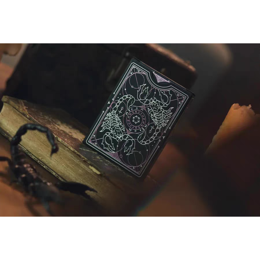 【千葉撲克】現貨 簡子製造 魔蠍牌 天蠍座 scorpion playing cards 蠍子 撲克牌 花切練習收藏魔術-細節圖3