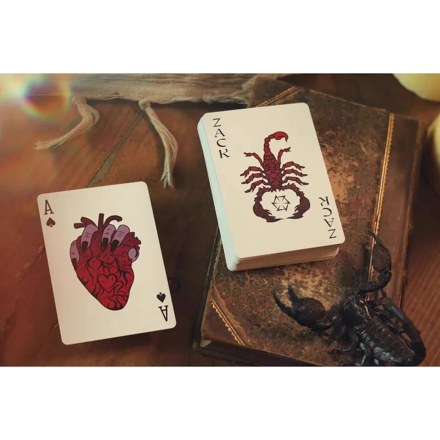 【千葉撲克】現貨 簡子製造 魔蠍牌 天蠍座 scorpion playing cards 蠍子 撲克牌 花切練習收藏魔術-細節圖4